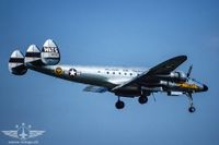 Die MATS Connie im Landeanflug auf Altenrhein