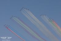 Patrouille des Patrouilles: v.l.n.r. Red Arrows (GBR), Patrulla Aguila (ESP), Patrouille Suisse (CHE), Team 60 (SWE) und Frecce Tricolori (ITA) Patrouille des Patrouilles: v.l.n.r. Red Arrows (GBR), Patrulla Aguila (ESP), Patrouille Suisse (CHE), Team 60 (SWE) und Frecce Tricolori (ITA)
