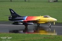 Landung der 'Miss Demeanour' G-PSST, besser bekannt als ex J-4104 Landung der 'Miss Demeanour' G-PSST, besser bekannt als ex J-4104