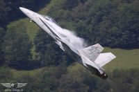 Die F/A-18 Hornet bei der Vorführung in Mollis Die F/A-18 Hornet bei der Vorführung in Mollis