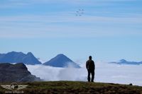 Hoch über dem Nebelmeer bot die Luftwaffe ein einmaliges Training Hoch über dem Nebelmeer bot die Luftwaffe ein einmaliges Training