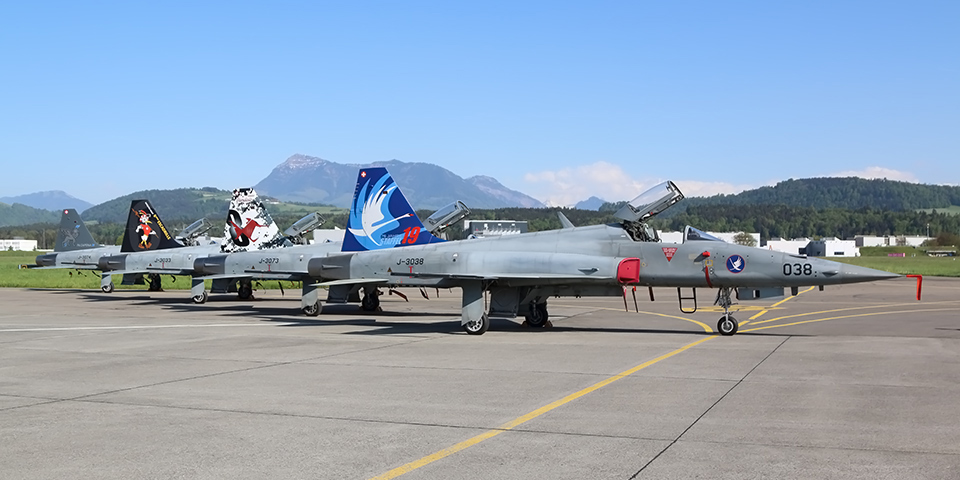 Patrouille Suisse Fanclub Tag Emmen - 40 Jahre F-5 Tiger und 30 Jahre Pilatus PC-9
